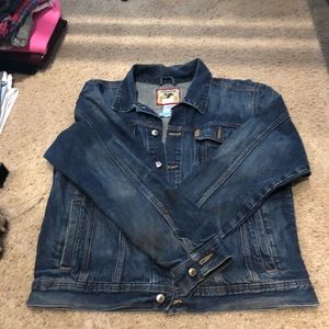 Men’s cinch denim jacket